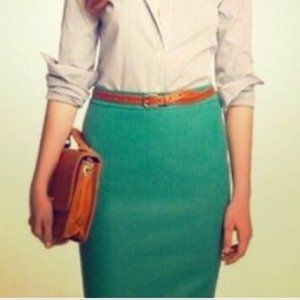 J. Crew | No. 2 Pencil in double serge wool, sz 00